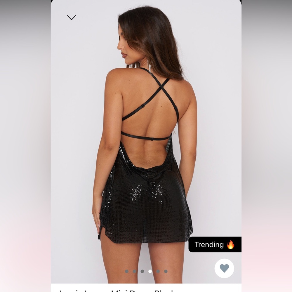 Iconic Image Mini Dress- Black